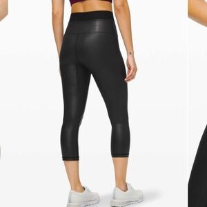 Lululemon Power Position Super High-Rise Crop 21" EUC